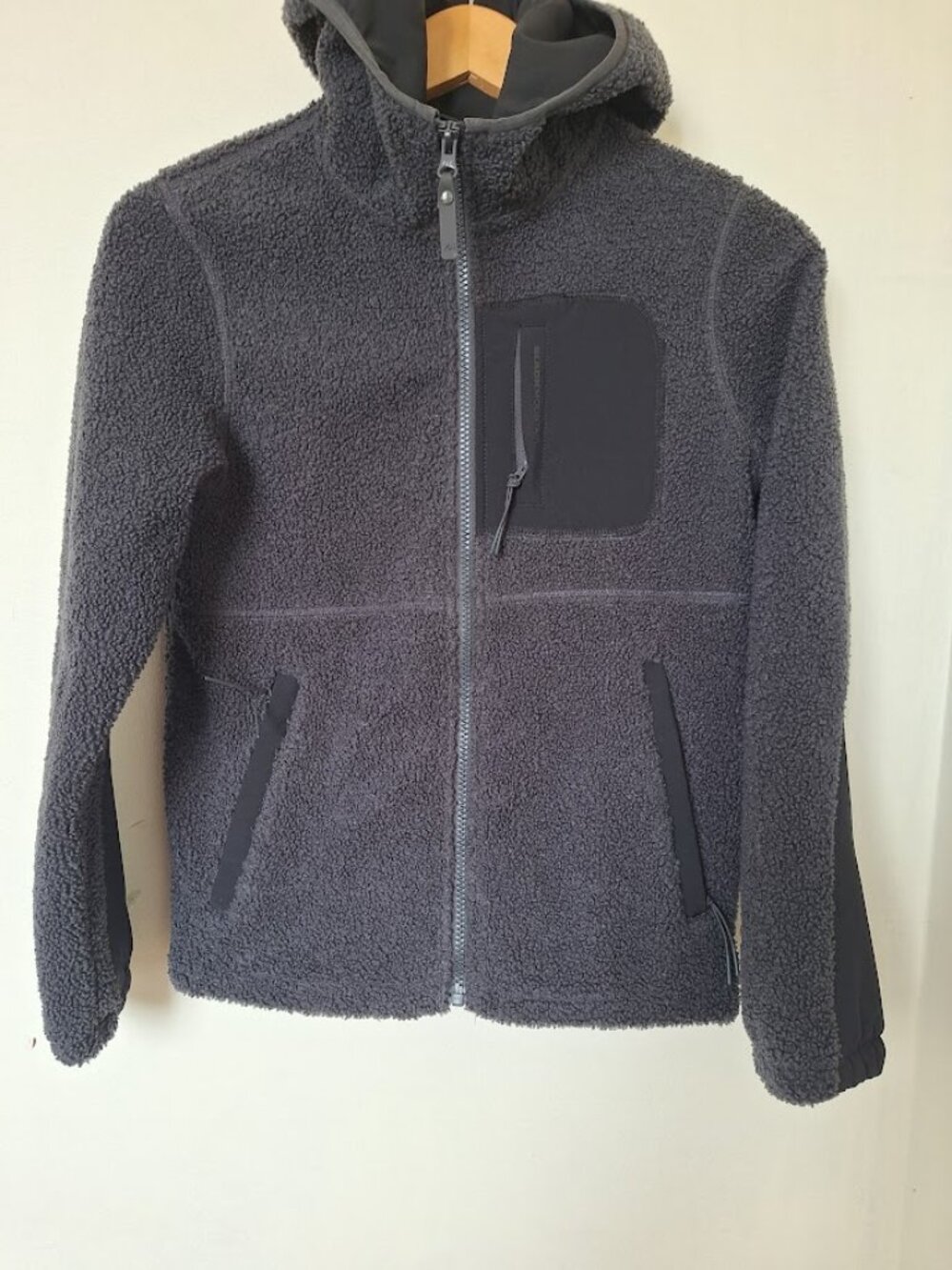 Black Mountain Kids Sherpa Zip-Up Hoodie – Size 12